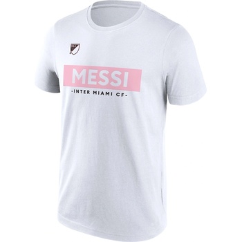 Image 1 of MLS Тениска MLS Messi Inter Miami Block T-Shirt Adults - White