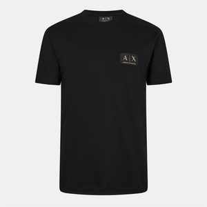 Armani Exchange Тениска Armani Exchange Men's AX Badge Large T-Shirt - Black UC001 - sportihobi - 166,23 лв