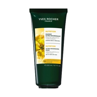 Yves Rocher Nutrition Подхранваща маска за суха коса, 200 ml