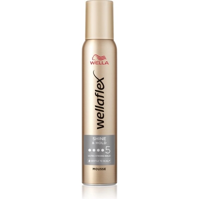 Wella Wellaflex Shine & Hold пяна втвърдител за блясък 200ml