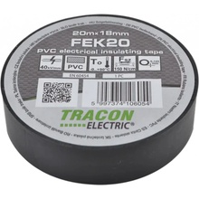 Tracon Electric Páska izolačná 20 m x 18 mm čierna