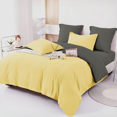 EmonaMall Двулицево спално бельо EmonaMall, 6 части - Модел S18566 (S18566-1000h3-E-9)