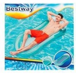 Bestway Надуваем дюшек Bestway, С възглавница, 160 х 84 см, Максимално натоварване 90 кг, Зелен, B09XV12FKL
