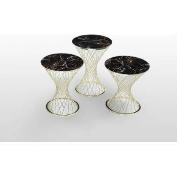 Image 1 of Мебелна фабрика НОВ ДОМ - гр. Ямбол Комплект помощни масички Зигора (915)