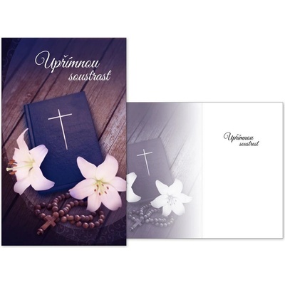 UNIPAP přání kondolenční M13-067 O PRANI_O_855 549485