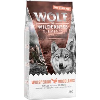 Wolf of Wilderness 2х12кг Adult Whispering Woodlands Wolf of Wilderness, суха храна за кучета с пуешко