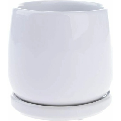 Casa de Engel Керамична саксия с купа, бяла, 0/24 Casa de Engel | Lilav | Home | UNI