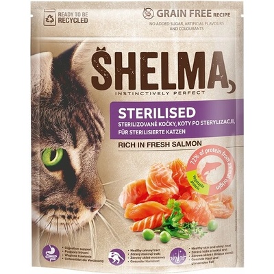 SHELMA Adult Sterile s čerstvým lososom 1,4 kg