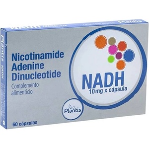 Artesania Agricola Plantis NADH Никотинамид аденин динуклеотид, 10 mg, 60 капсули, Artesania Agricola