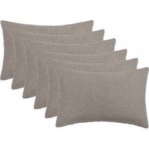 vidaXL Калъфка за възглавница 6 pcs HEERLEN Светлосиво 40 x 60 cm (909232)