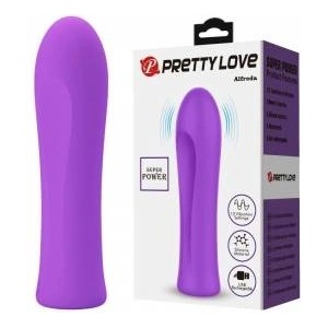 Pretty Love Alfreda Aqua Purple Flexible Silicone Mini Vibrating Device