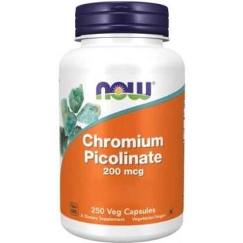 Image 1 of NOW Хром пиколинат 200 мкг, Chromium Picolinate, 250 капсули (NF1422)