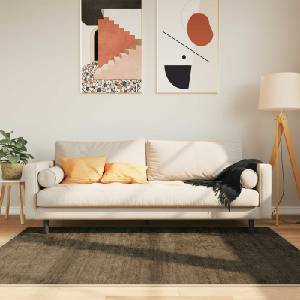 vidaXL Каса за килим MARSA Леснозелен 120 x 170 cm Полиестер и PVC (42023155)