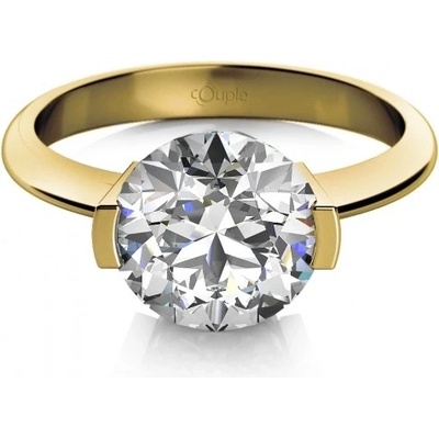 Couple prsten Claire žluté zlato a zirkon 585 68 1 0537.0Z00.0.54.001