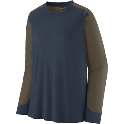 Patagonia Мъжка фланелка с дълъг ръкав за колоездене Patagonia L/S Dirt Craft Jersey Cycling jersey - Sunken Blue - размер XXL (056-2963-0516)