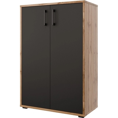 NEJBY Skrinka GIANNI PREMIUM typ 1, korpus: dub wotan, dvierka: antracit