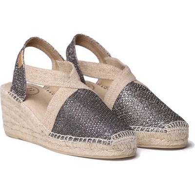 TONI PONS Triton Wedge Espadrilles - Black (Dark)