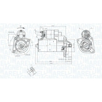 Startér MAGNETI MARELLI 063721447010