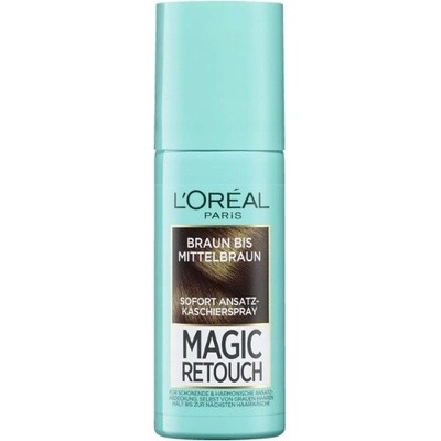 Loreal Magic Retouch, Sprej na odrosty, hnědý 75 ml