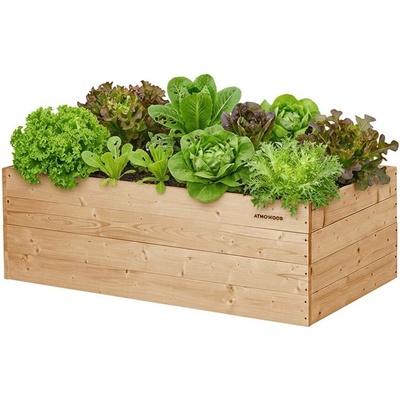 ATMOWOOD Modřínový vyvýšený záhon 120 x 60 x 40 cm hnědý