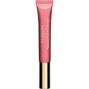 Clarins Lip Perfector Shimmer блясък за устни с хидратиращ ефект цвят 01 Rose Shimmer 12ml