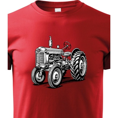 Dětské tričko Traktor Červená Canvas Dětské tričko Bezvatriko.cz 2713