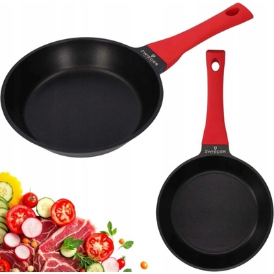 Tradiční pánev Zwieger Obsidian Indukce Greblon C3+ 24cm