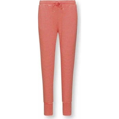 Pip Studio Bobien dlouhé kalhoty Little Sumo Stripe coral