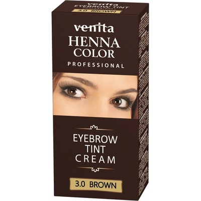 Venita henna barva na obočí a řasy Brown 15 ml – Zbozi.Blesk.cz