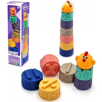 Woopie edukačná a senzorická hračka veža kačička