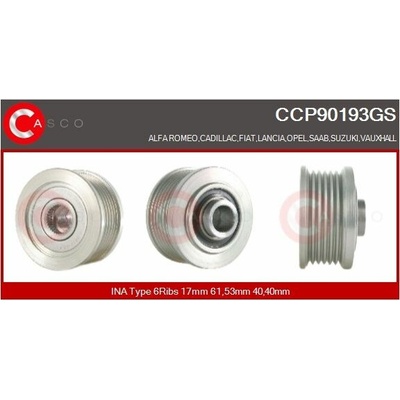 Řemenice, generátor CASCO CCP90193GS