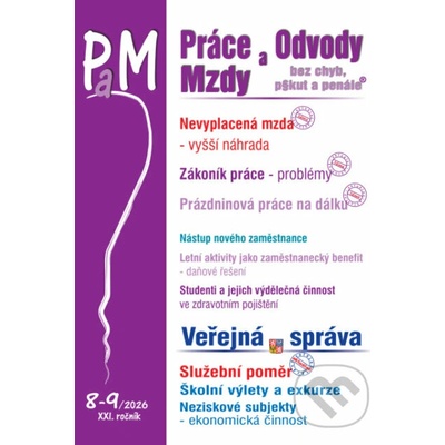 Práce a mzdy 8-9/2026