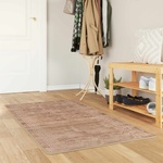 vidaXL Каса за килим MARSA Бяло 80 x 100 cm Полиестер и PVC (42023308)