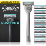 Wilkinson Sword Quattro самобръсначка Резервни остриета 8 СК