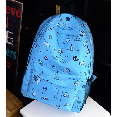 Розова или синя текстилна раница | Детски раници