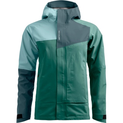 Ortovox Дамско водоустойчиво яке Ortovox Women's Seceda 3L Jacket Waterproof jacket - Arctic Grey (102-4638-0113)