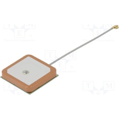 YIC ATIGG2540 Anténa; GNSS,GPS; 2dBi; RHCP; k vestavbě; 25x25mm; -40÷85°C; IPEX