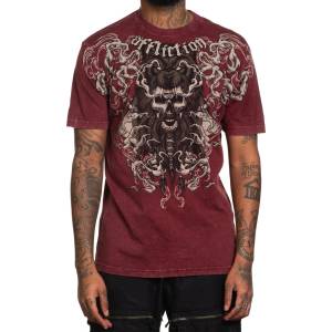 AFFLICTION мъжка тениска affliction - jomsborg - a26432-oxlv
