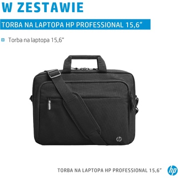 Image 1 of HP Professional 15.6 Laptop Bag 39, 6 см (15.6") Куфар Черен (Professional 15.6-Inch Laptop)