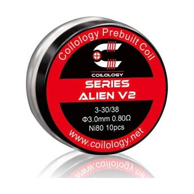 Coilology Předmotané spirálky Series Alien V2 Ni80 0,8ohm 10ks