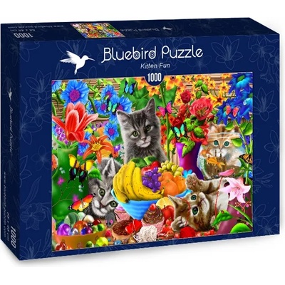 Bluebird Puzzle Пъзел Bluebird от 1000 части - Забава с котенца (70183)