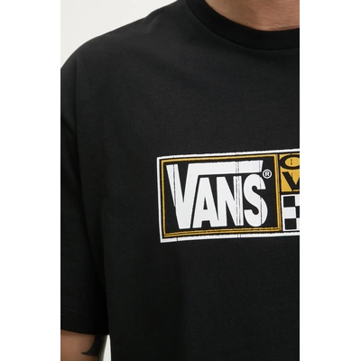 Vans Памучна тениска Vans в черно с принт VN000NHMBLK1 (VN000NHMBLK1)