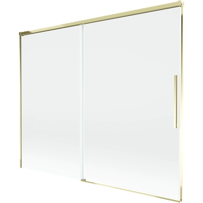 Mexen Rox душ параван 2-крилен плъзгащ се 190 x 150 cm, прозрачен, златен - 8C9-190-001-50-00 (8C9-190-001-50-00)