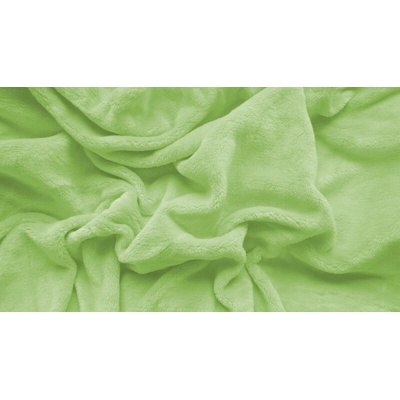 Skantex Prostěradlo mikroplyš svělte zelené 140x200