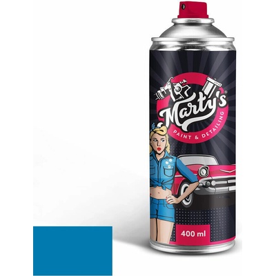 Marty's Barva na auto ve spreji Ford EBS SKY BLUE RAL5015-GL kvalita autolaku Profesionální (2K) 400ml