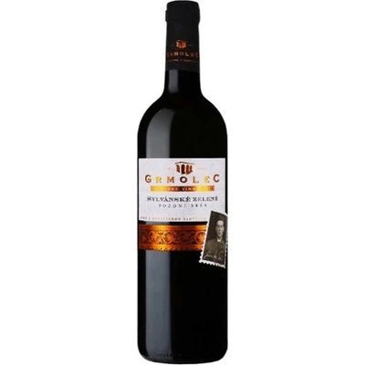 Grmolec Sylvánské zelené pozdní sběr 2019 suché 12,5% 0,75 l (holá láhev)
