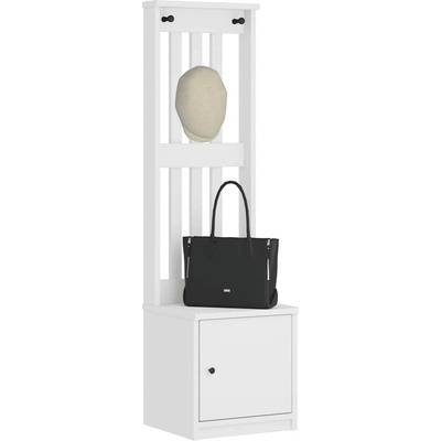 Předsíňový strom SANDENS bílá 45x40x159,5 cm Borovicový masiv Bílá 4010480