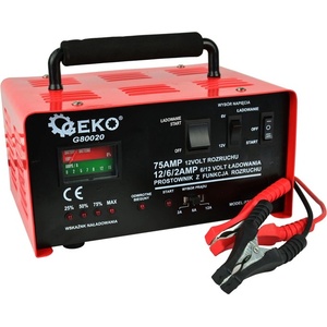 GEKO Зарядно устройство за автомобил 75A 6/12V Start 06145 (G80020)