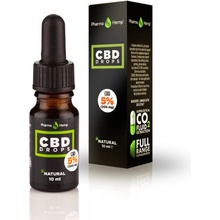 Pharma Hemp CBD drops 5% 500 mg olivový olej 10 ml