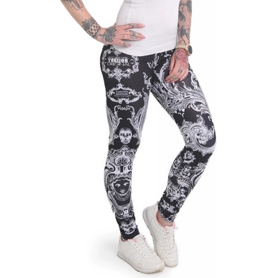 Yakuza FLORAL V02 legíny LEB čierna